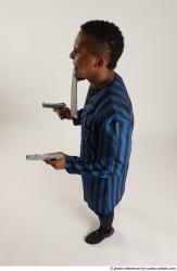 Garson STANDING POSE WITH KATANA AND TWO GUNS